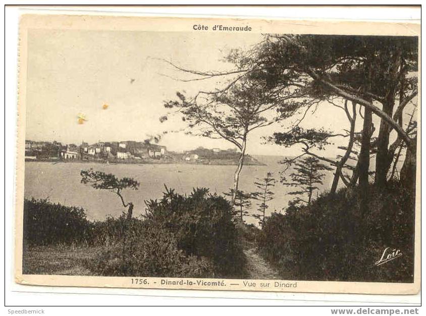 35-DI-23 Dinard La Viconté Vue Sur Dinard . 1756 Loic . - Dinard