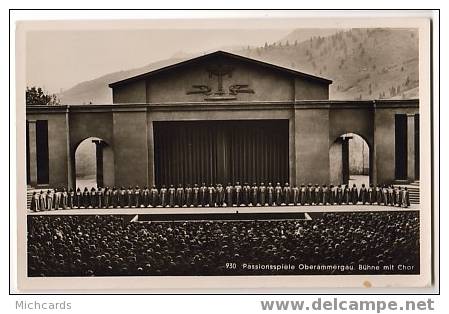 CPSM ALLEMAGNE - Oberammergau - Passionsspiele - Buhne Mit Chor - Oberammergau