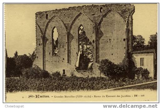 Saint-Emilion - Grandes Murailles - Restes Du Couvent Des Jacobins - Saint-Emilion