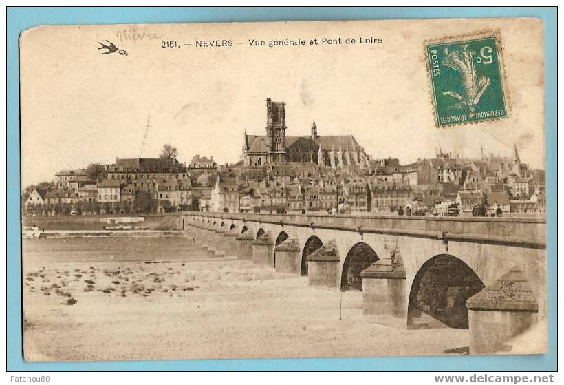 58 ---  NEVERS ---- Vue Générale Et Pont De Loire  ---  R546 - Pougues Les Eaux