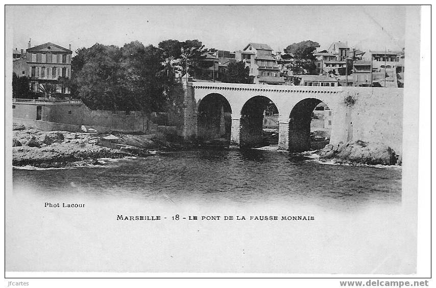 13 - MARSEILLE - Le Pont De La Fausse Monnaie - Endoume, Roucas, Corniche, Plages