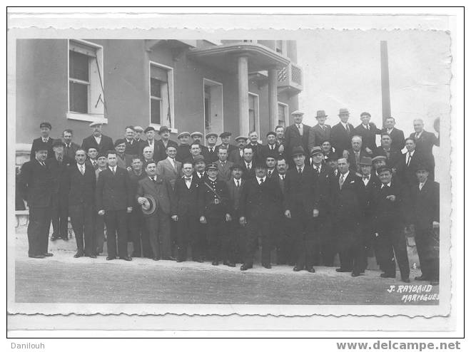 13 //BOUCHES DU RHONE /MARTIGUES / CARTE PHOTO, Photo J Raybaud / GROUPE MASCULIN - Martigues