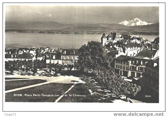 Nyon - Place Perd Temps Voyagee 1961 - Nyon