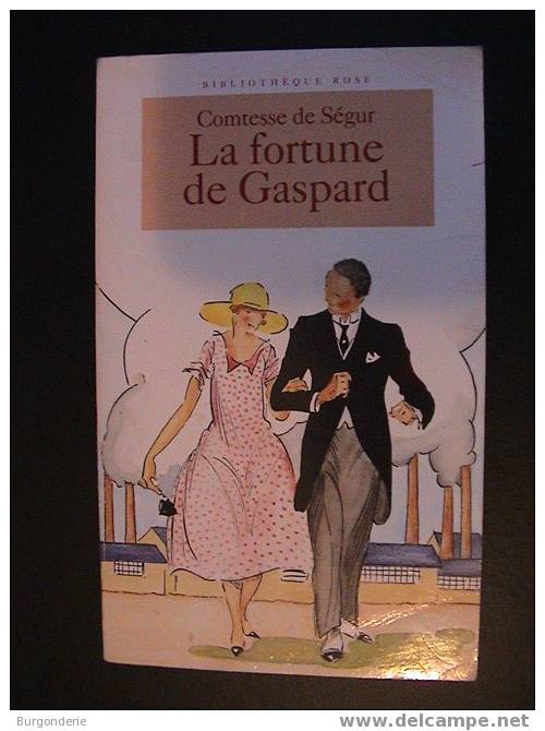 LA FORTUNE DE GASPARD / COMTESSE DE SEGUR/ N° 812/Illustré A. PECOUD/ HACHETTE /1991 - Bibliothèque Rose