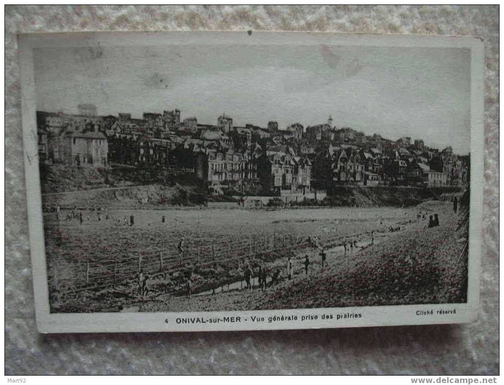 80 ONIVAL PLAGE VUE GENERALE PRISE DES PRAIRIES - Onival