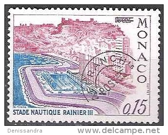 Monaco 1967 Michel 869 O Cote (2008) 0.50 Euro Stade Nautique Rainier III - Gebruikt