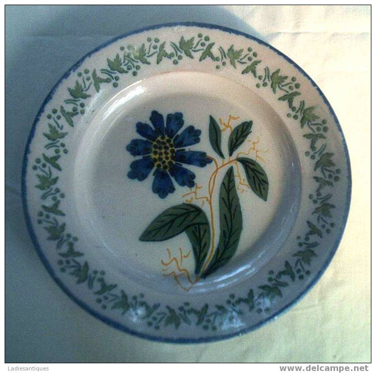 Auvillar ? - Assiette - Plate - Bord - AS 1522 - Auvillar (FRA)