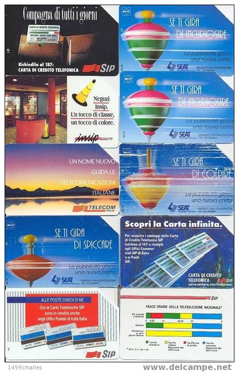 LOT De 10  TELECARTES !!!! - [4] Collections