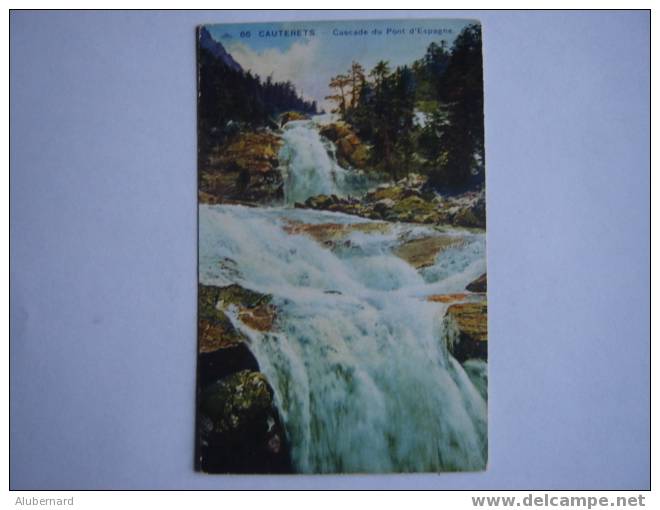 CAUTERETS . Cascade Du Pont D'Espagne. - Aragnouet