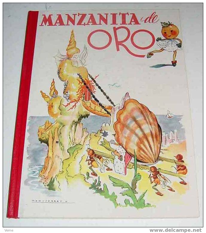 Manzanita De Oro - Barcelona,Hymnsa, S.f. Ilustraciones De Montserrat Barta. 28,5x21cm. 32 Pags. Literatura Infantil  - - Infantil Y Juvenil