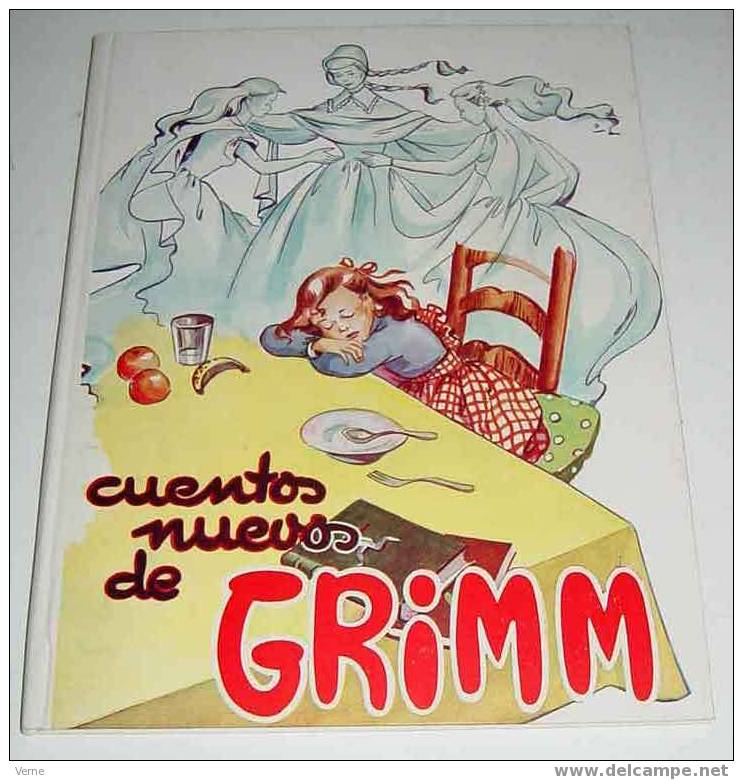 ANTIGUO CUENTOS NUEVOS DE GRIMM - ILUSTRADO POR PRUDENCIA ANTON - ED. HYMSA - AÑO 1959 - MIDE 29X22. EXCELENTE ESTADO DE - Infantil Y Juvenil