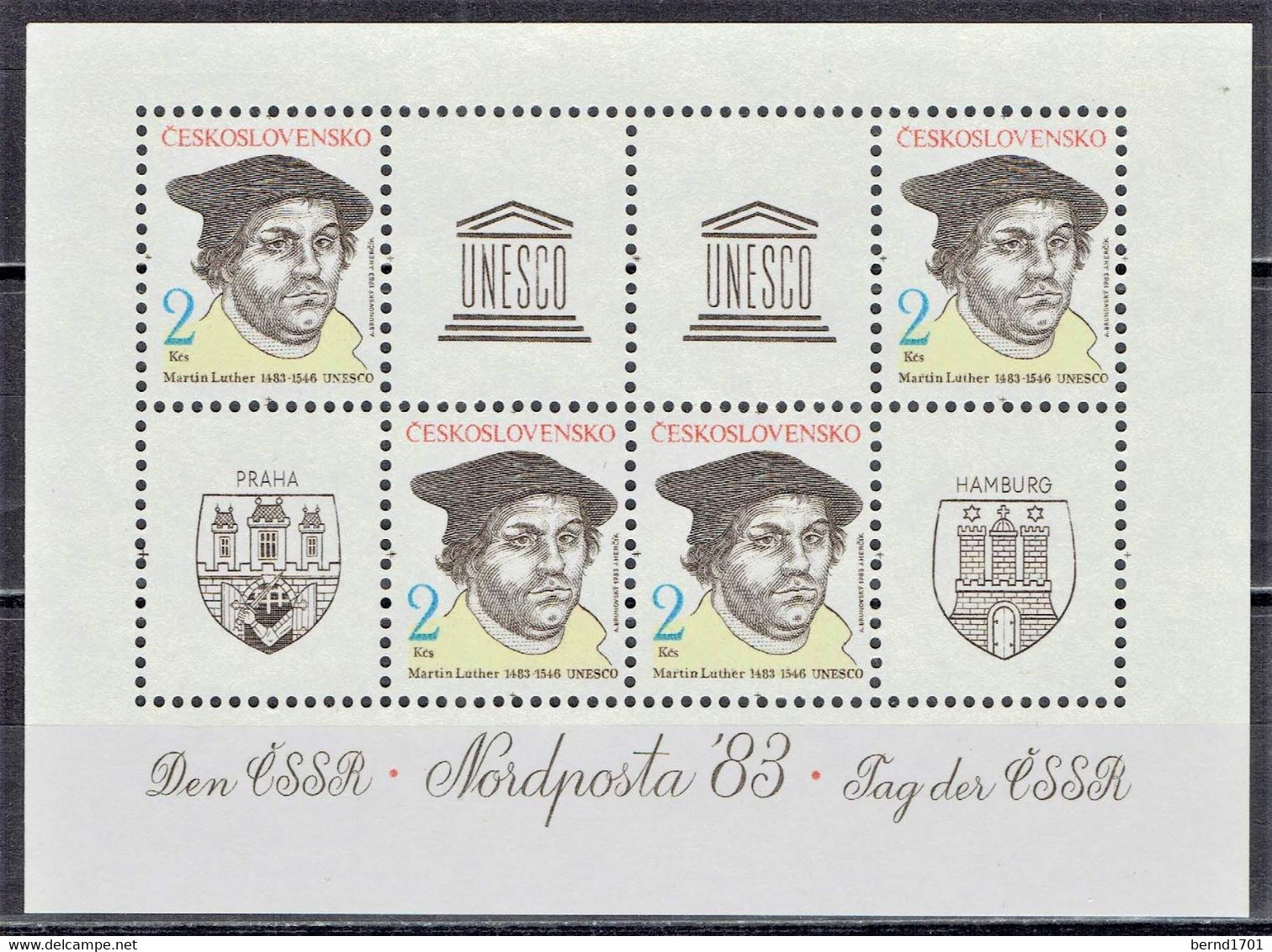 CSSR - Block 56 Postfrisch / MNH ** (B187) - Blocks & Sheetlets