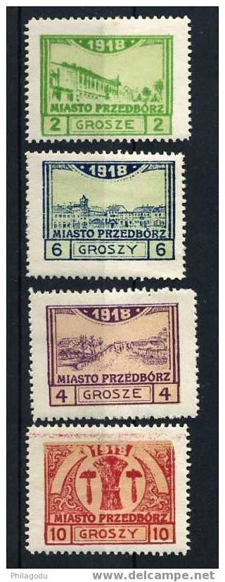 POLSKA  Poste Locale 1918 Stadt PRZEDBORZ  Dent 11 1/2  Michel Cote 132 E - Ungebraucht