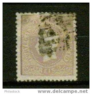 PORTUGAL Nº 34 Obl. Defectueux  Reparation - Used Stamps