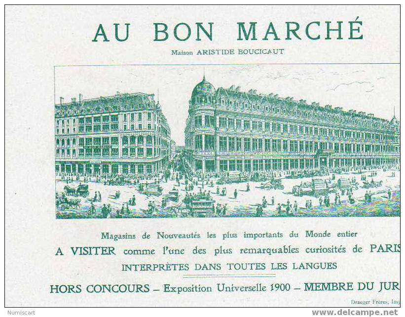 CHROMO DU BON MARCHE....A VOIR DE SUITE AVEC LE NEGLIGE - Au Bon Marché