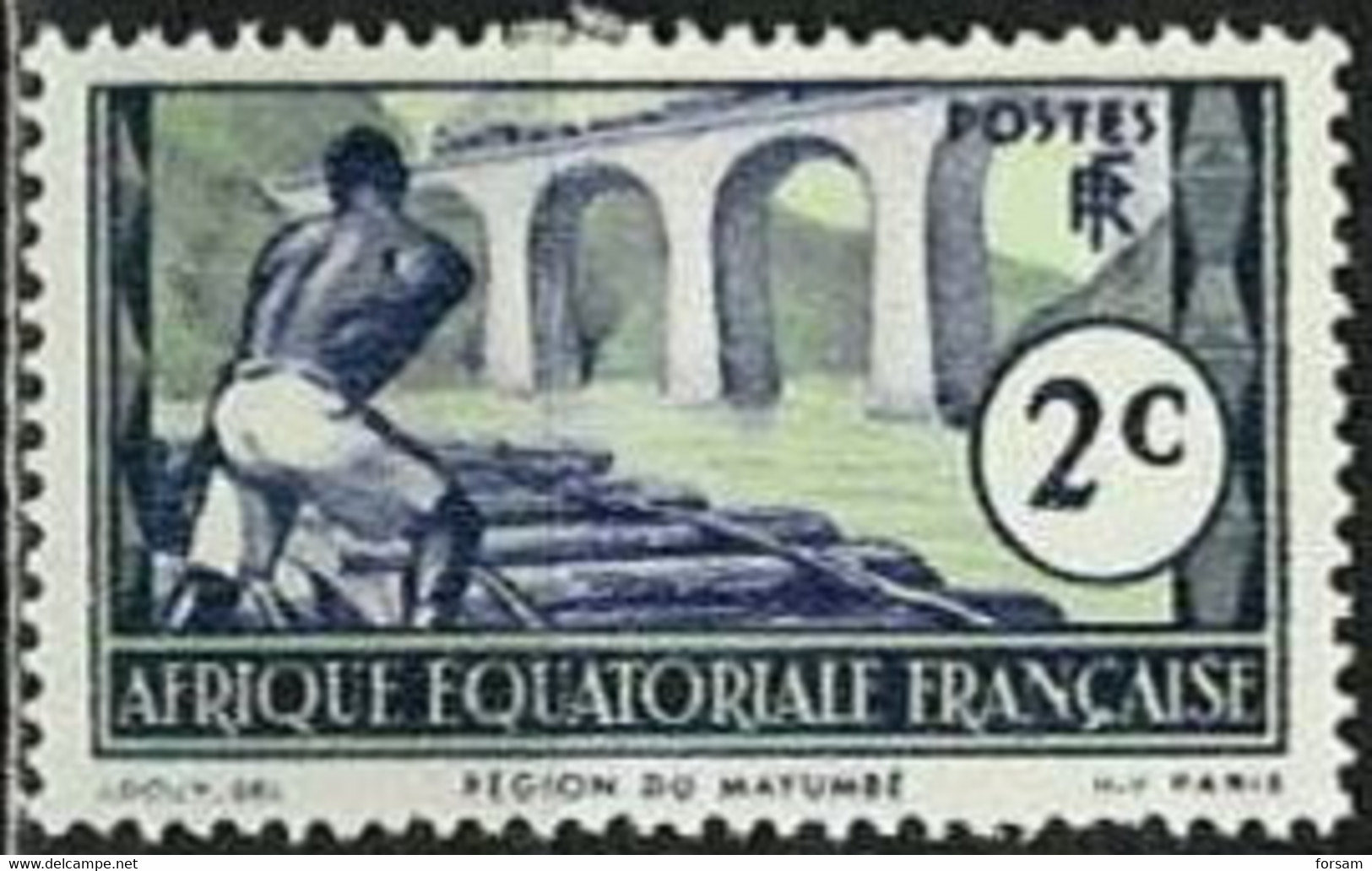 FRANCE EQUATORIAL AFRICA..1937..Michel # 28...MLH. - Ongebruikt