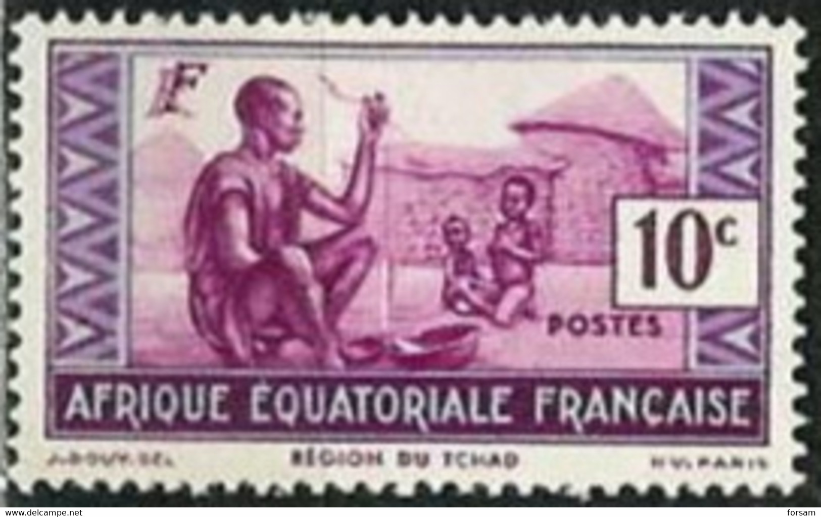 FRANCE EQUATORIAL AFRICA..1937..Michel # 32...MLH. - Nuevos