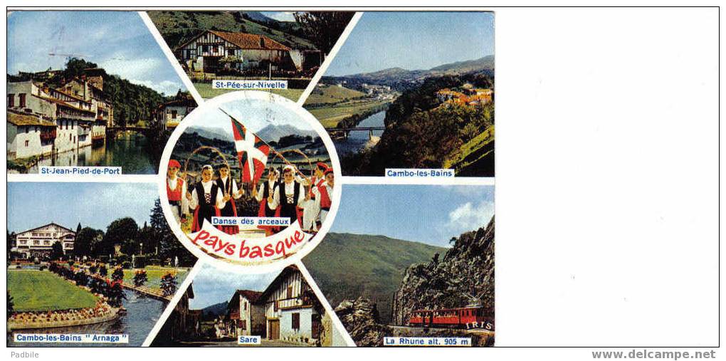 Carte Postale  Pays Basque  Sare LaRhune  Cambo St Pée  St Jean - Aquitaine