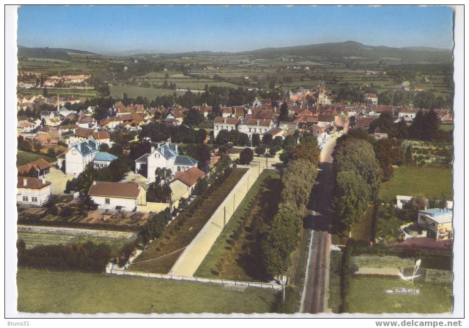 TOULON Sur ARROUX  71 : Vue Aérienne- LAPIE 1960 - Autres & Non Classés