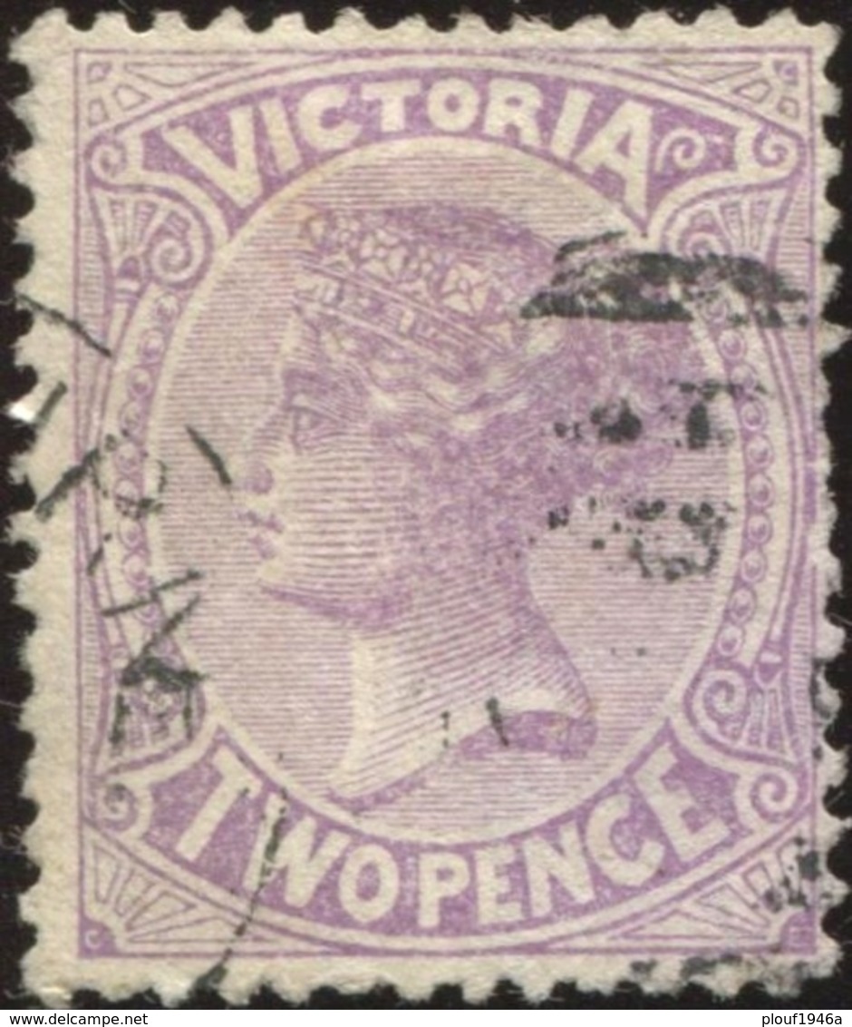 Pays : 497 (Victoria : Colonie Britannique)      Yvert Et Tellier N° :   77 (o) - Oblitérés