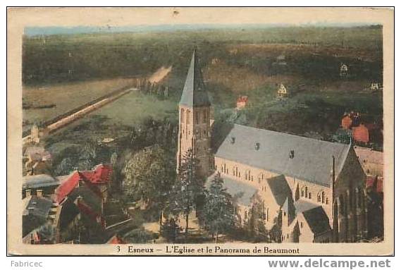 Esneux - L'Eglise Et Le Panorama De Beaumont - Esneux