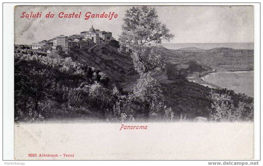 CASTEL GANDOLFO (Roma) - Saluti Da Castelgandolfo, Bella Cartolina Primi Del "900 Nuova - Altri & Non Classificati