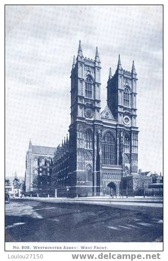 WESTMINSTER ABBEY : WEST FRONT - Westminster Abbey