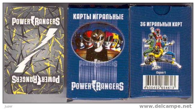 Russian Playing Cards POWER RANGERS (36) - Kartenspiele (traditionell)