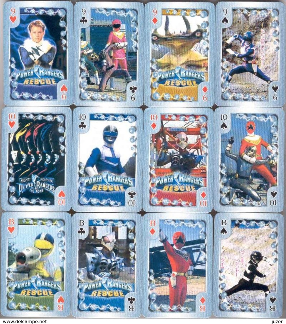 Russian Playing Cards POWER RANGERS (36) - Playing Cards (classic)