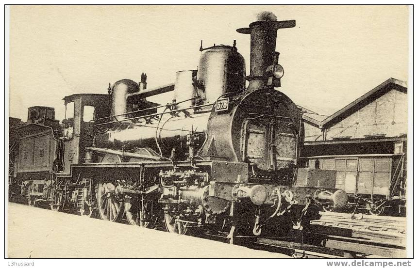 Carte Ancienne Locomotive De L'Orléans - Machine N° 578 - Materiale