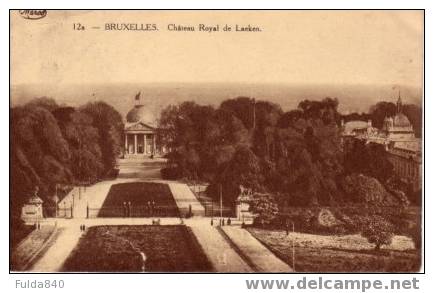 CPA.     BRUXELLES.   Chateau Royal De Laeken. - Laeken