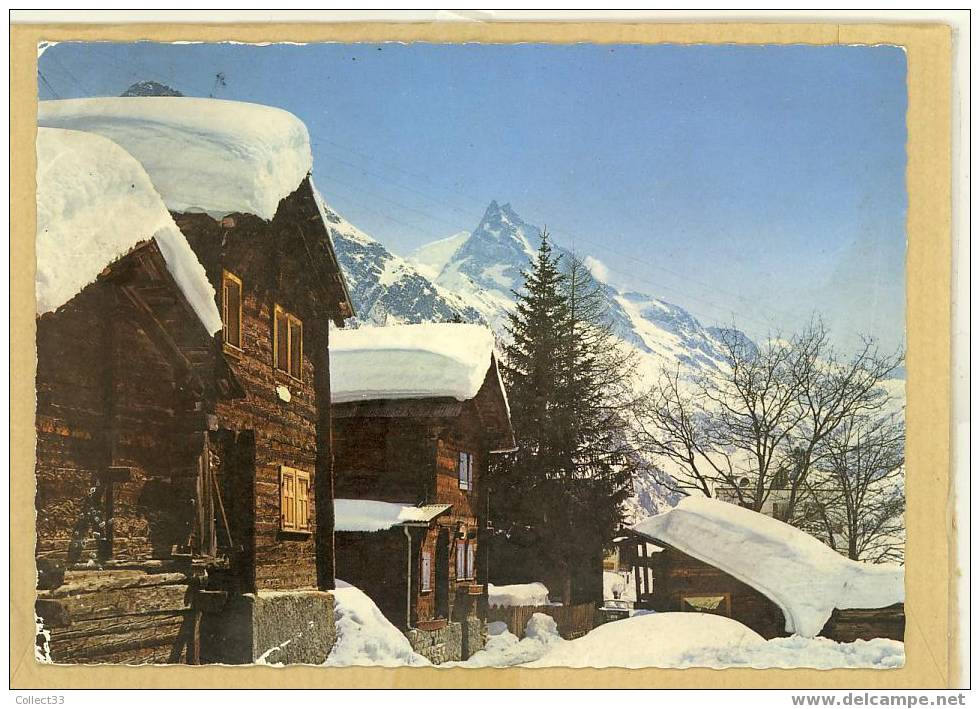 Suisse - Zinal - Val D´Anniviers - Chalets Typiques - CPSM Non Voyagé - Ed Wehrli N° 9076 - Anniviers