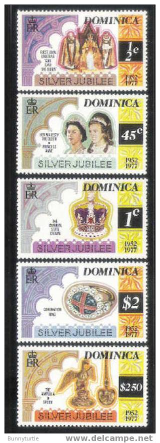 Dominica 1977 25th Anniversary Of The Reign Of Queen Elizabeth II MNH - Dominique (...-1978)