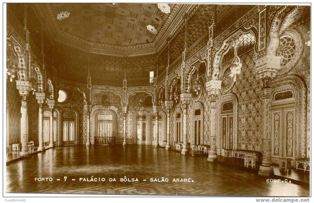 Portugal.Très Belle Cpsm.Porto.Palacio Da Bôlsa.Salão Arabe. - Porto