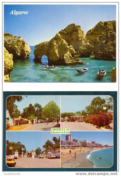 Portugal.lot 2 Cpm. Algarve, Quarteira - Autres & Non Classés