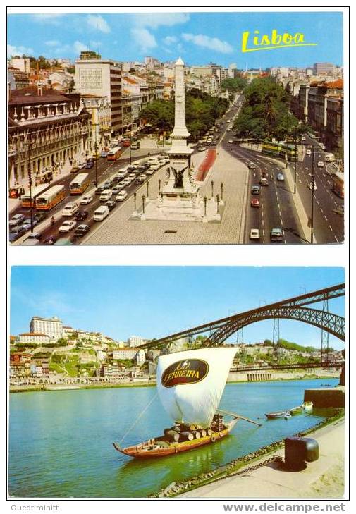 Portugal.lot 2 Cpm.Lisboa E Porto. - Lisboa