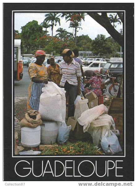 DOM 971 - GUADELOUPE - POINTE à PITRE - PLACE De La VICTOIRE - VENDEUSE De MANIOC - SALESWOMAN OF MANIOC - Pointe A Pitre