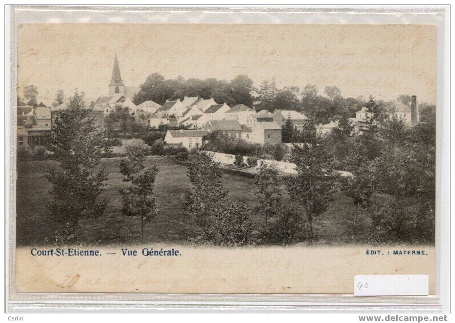 Court  Saint Etienne  Vue Générale - Court-Saint-Etienne