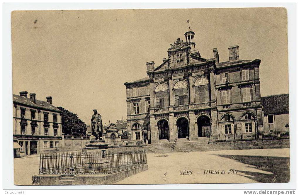 J8 - SEES - L'Hôtel De Ville (1906) - Sees