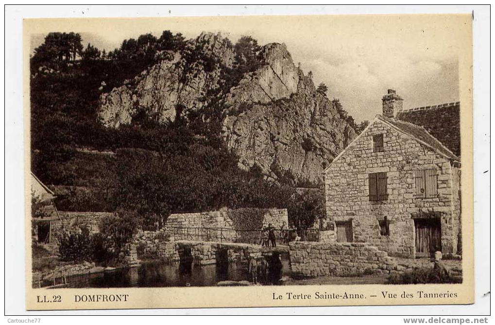 J8 - DOMFRONT - Le Tertre Sainte-Anne - Vue Des Tanneries - Domfront
