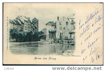 "Gruss Aus BRUGG" Postkartenverlag Von Th. Zingy, Baden Nr 83 (1899) - Baden