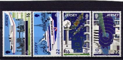 Cept 1988 Jersey 429-32 *** MNH Transport - 1988