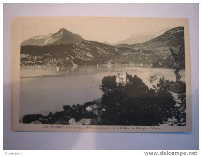 Lac D'Annecy. Entre Le Chateau De Duingt Et Talloires. - Talloires