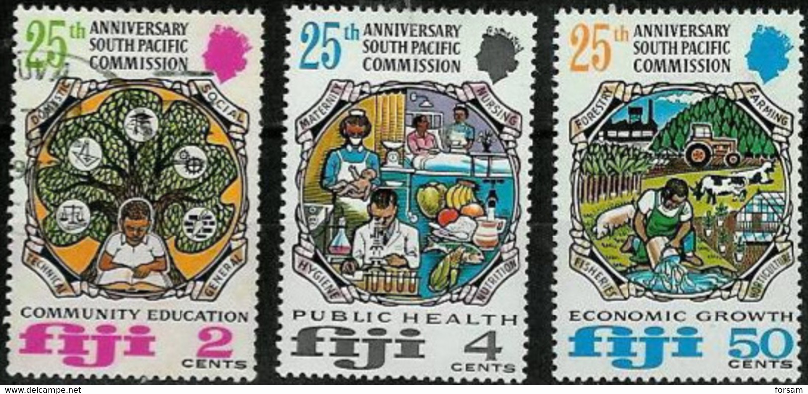 FIJI..1972..Michel # 295-297...MLH. - Fidji (1970-...)