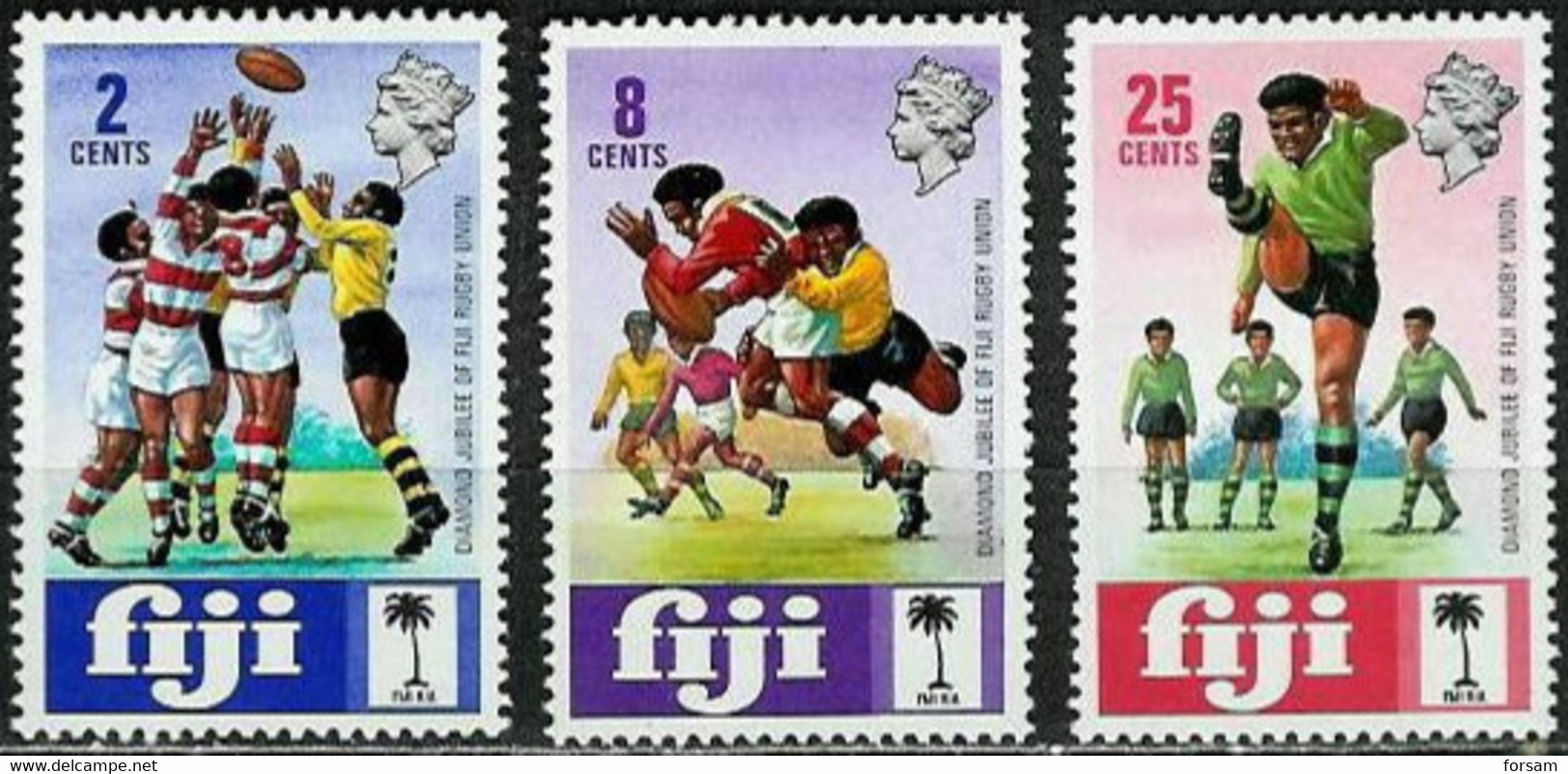FIJI..1973..Michel # 303-305...MLH. - Fidji (1970-...)