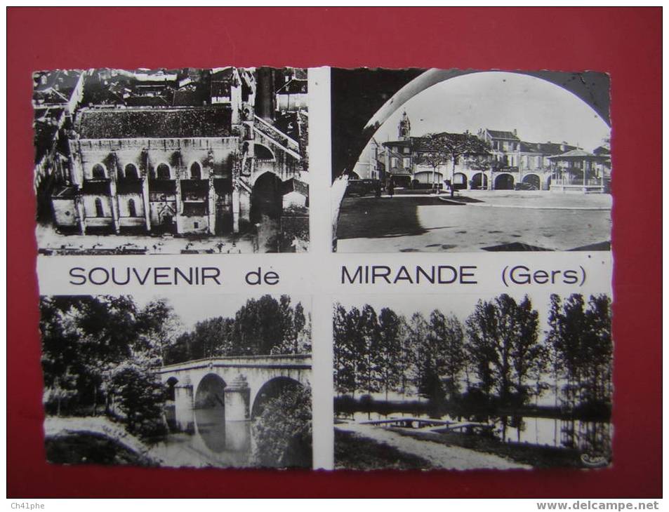 MIRANDE    SOUVENIR DE MIRANDE   4 VUES - Mirande