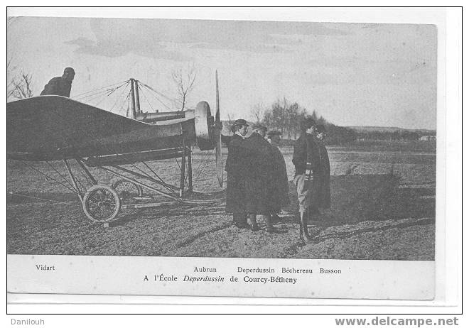 51 // MARNE / BETHENY / A L´école DEPERDUSSIN / ANIMEE / (aviation ) - Bétheny