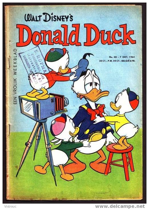 DONALD DUCK - N° 40- 7 Okt. 1961 - Weekblad - Donald Duck