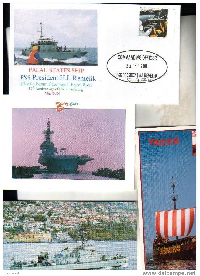 1 X Special Palau Navy Cover - 1 Enveloppe De La Marine De Palau  + More - Palau