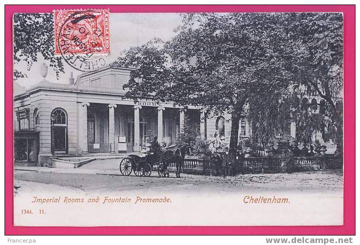 073 -  Grande Bretagne  Imperial Rooms And Foutain Promenade  CHELTENHAM - Cheltenham